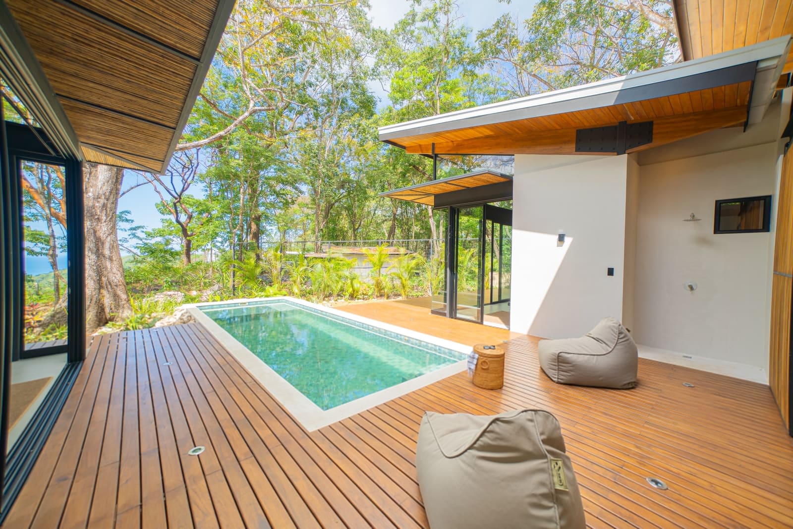 Modern Hilltop Home with Partial Ocean & Jungle Views
